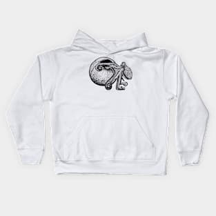 Octopus and a Coconut Shell Kids Hoodie